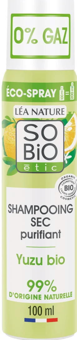 Shampoo Secco Purificante allo Yuzu Bio, 100 ml
