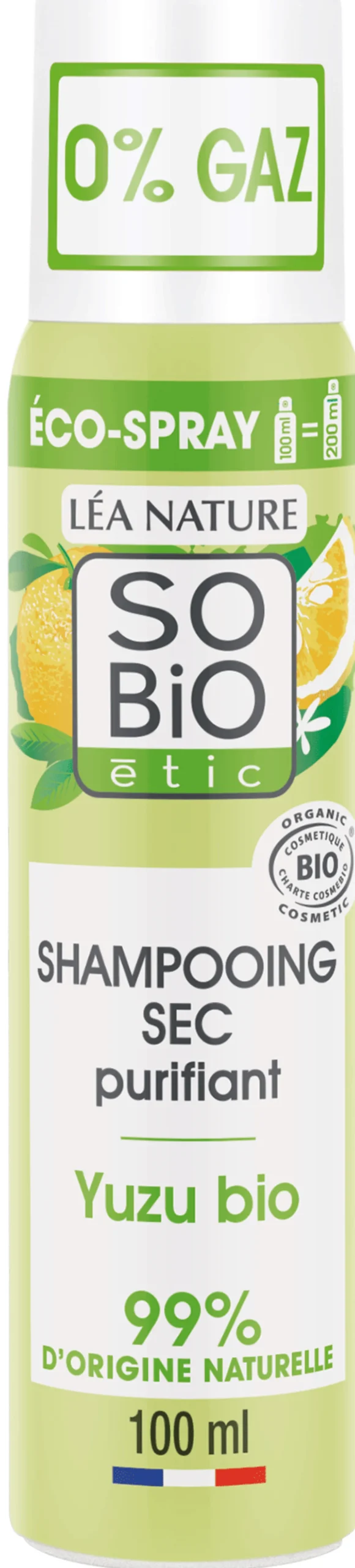 Shampoo Secco Purificante allo Yuzu Bio, 100 ml