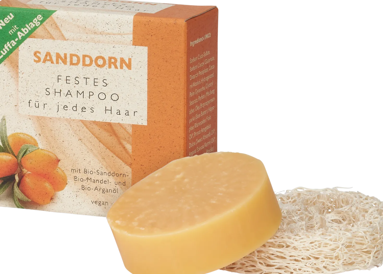 Shampoo Solido all'Olivello Spinoso, 60 g
