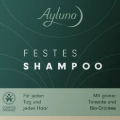 Shampoo Solido - Argilla Verde e Tè Verde Bio, 60 g
