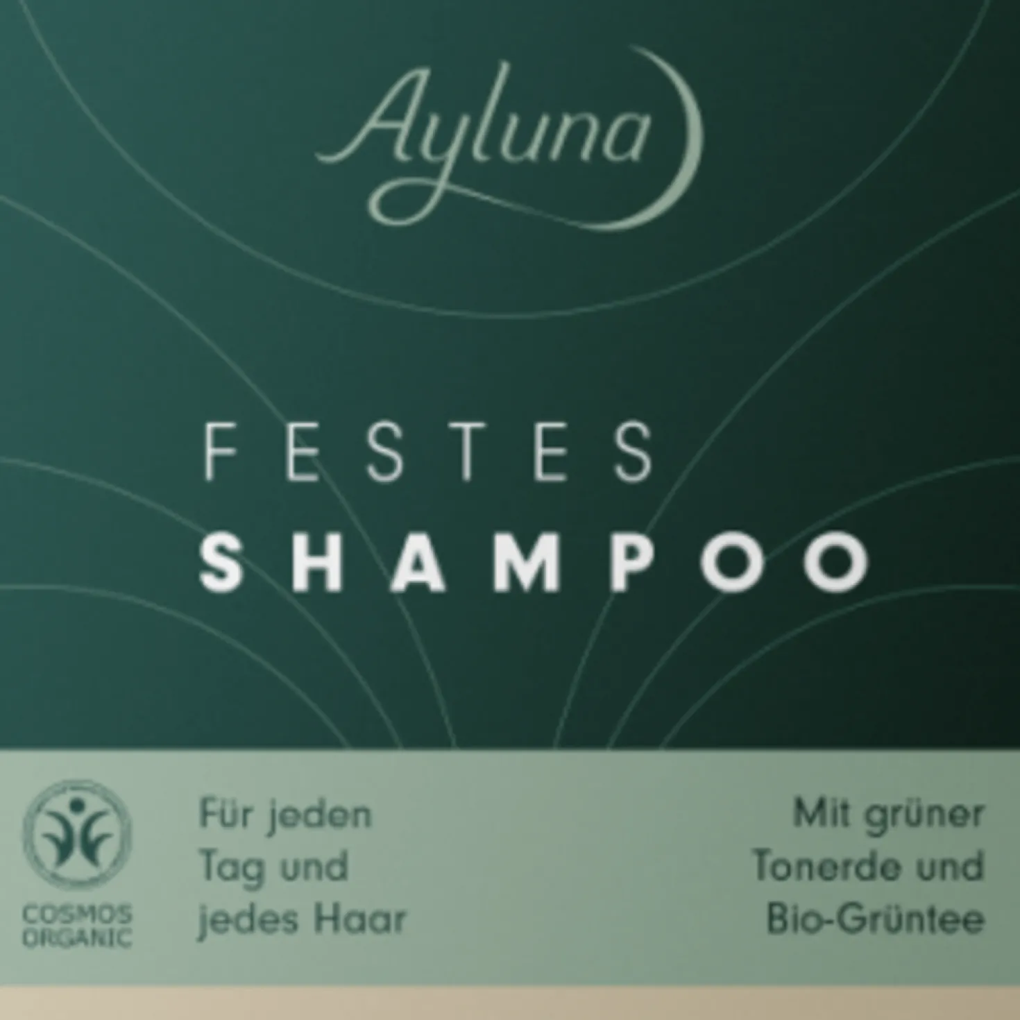 Shampoo Solido - Argilla Verde e Tè Verde Bio, 60 g