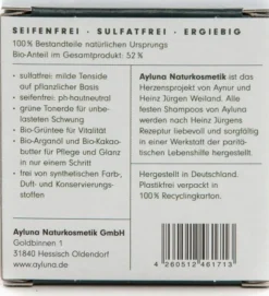 Shampoo Solido - Argilla Verde e Tè Verde Bio, 60 g