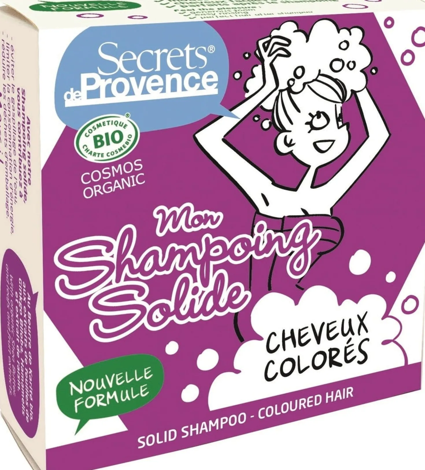 Shampoo Solido Bio per Capelli Colorati, 85 g