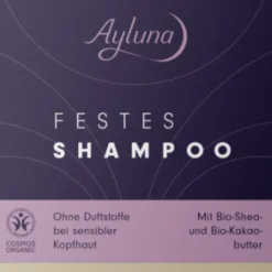 Shampoo Solido - Burro di Karité e di Cacao Bio, 60 g