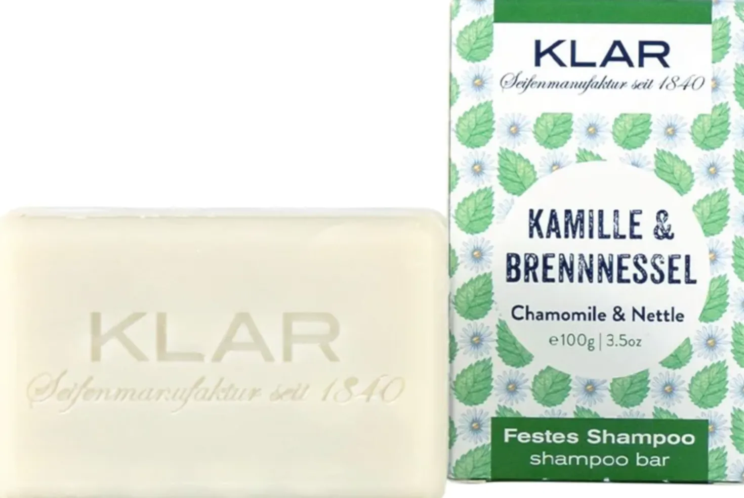 Shampoo Solido Camomilla e Ortica, 100 g