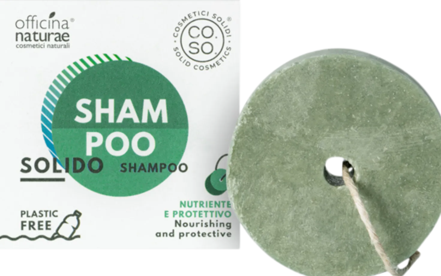 Shampoo Solido Nutriente e Protettivo, 64 g