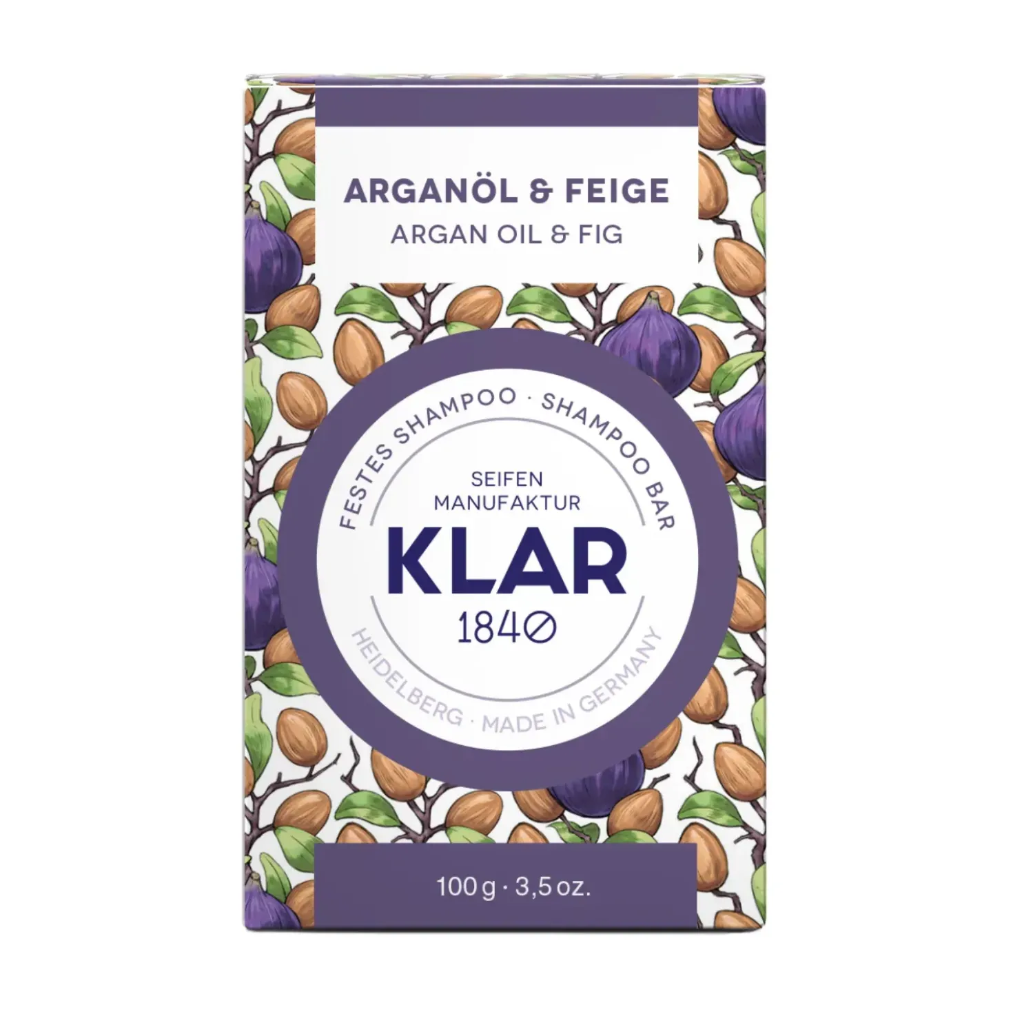 Shampoo Solido Olio di Argan e Fichi, 100 g