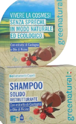 Shampoo Solido Ristrutturante, 55 g