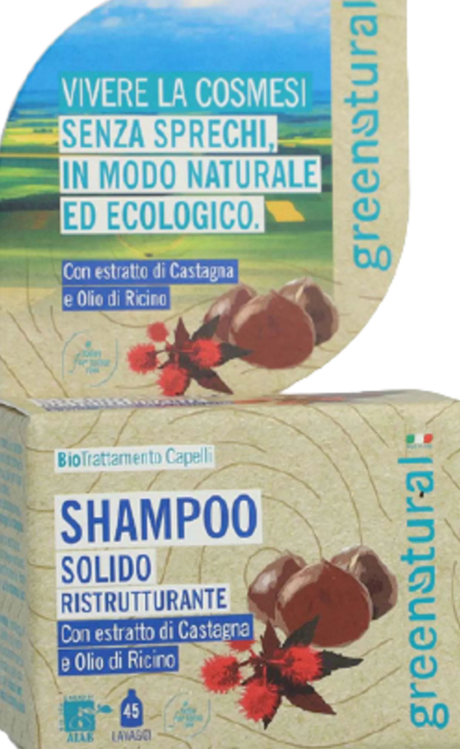 Shampoo Solido Ristrutturante, 55 g