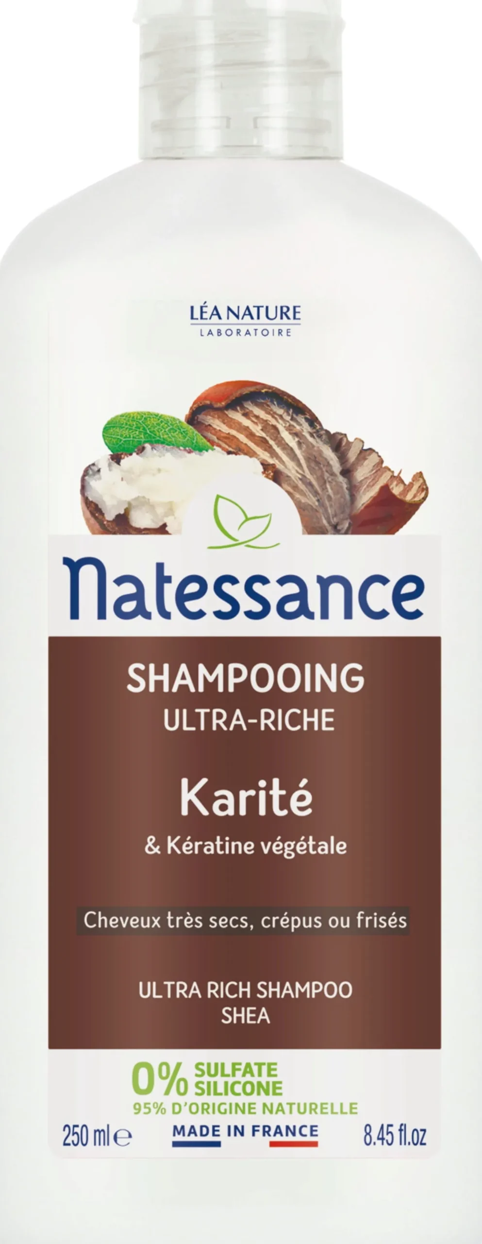 Shampoo Ultra Nutriente Burro di Karitè e Cheratina, 500 ml
