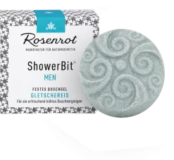 ShowerBit® MEN Gel Doccia Solido "Freschezza Glaciale", 55 g