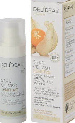 Siero Gel Viso Lenitivo Physalis & Fiori d'Arancio Bio, 30 ml