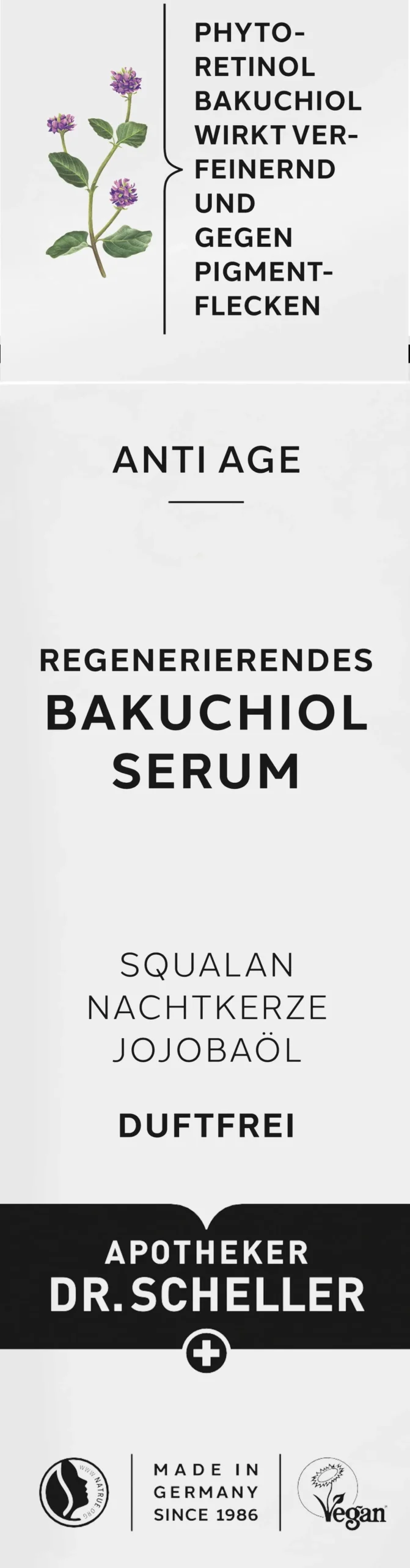 Siero Rigenerante al Bakuchiol, 15 ml