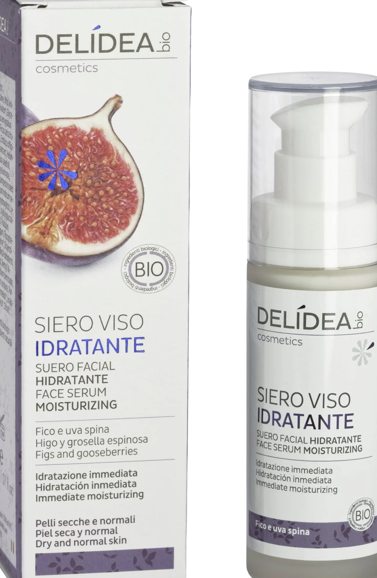Siero Viso Idratante Fico & Uva Spina, 30 ml