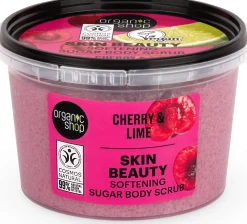Skin Beauty Softening Sugar Body Scrub Cherry & Lime, 250 ml