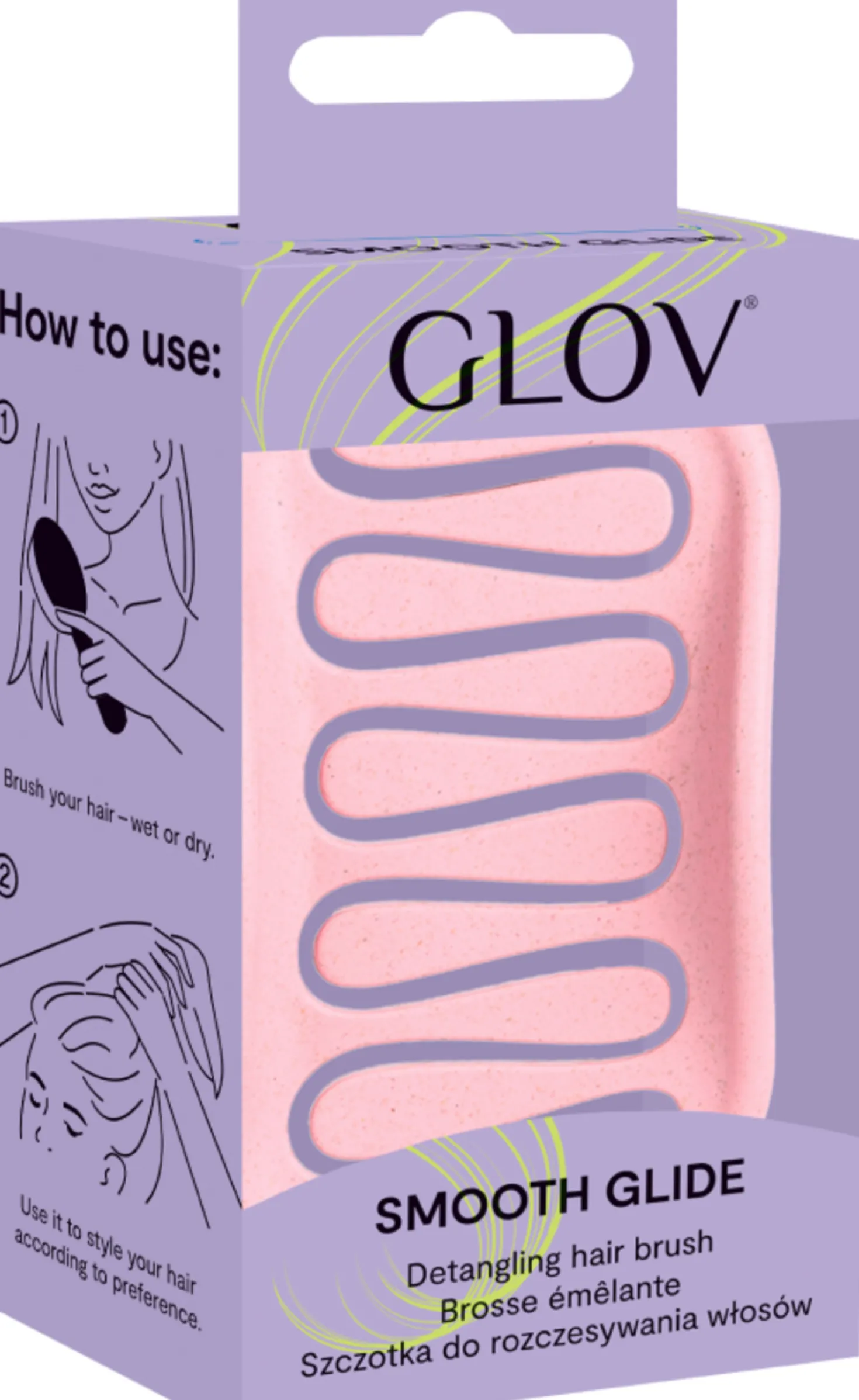 Smooth Glide Detangling Hair Brush