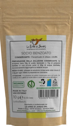 Sodio Benzoato, 10 g