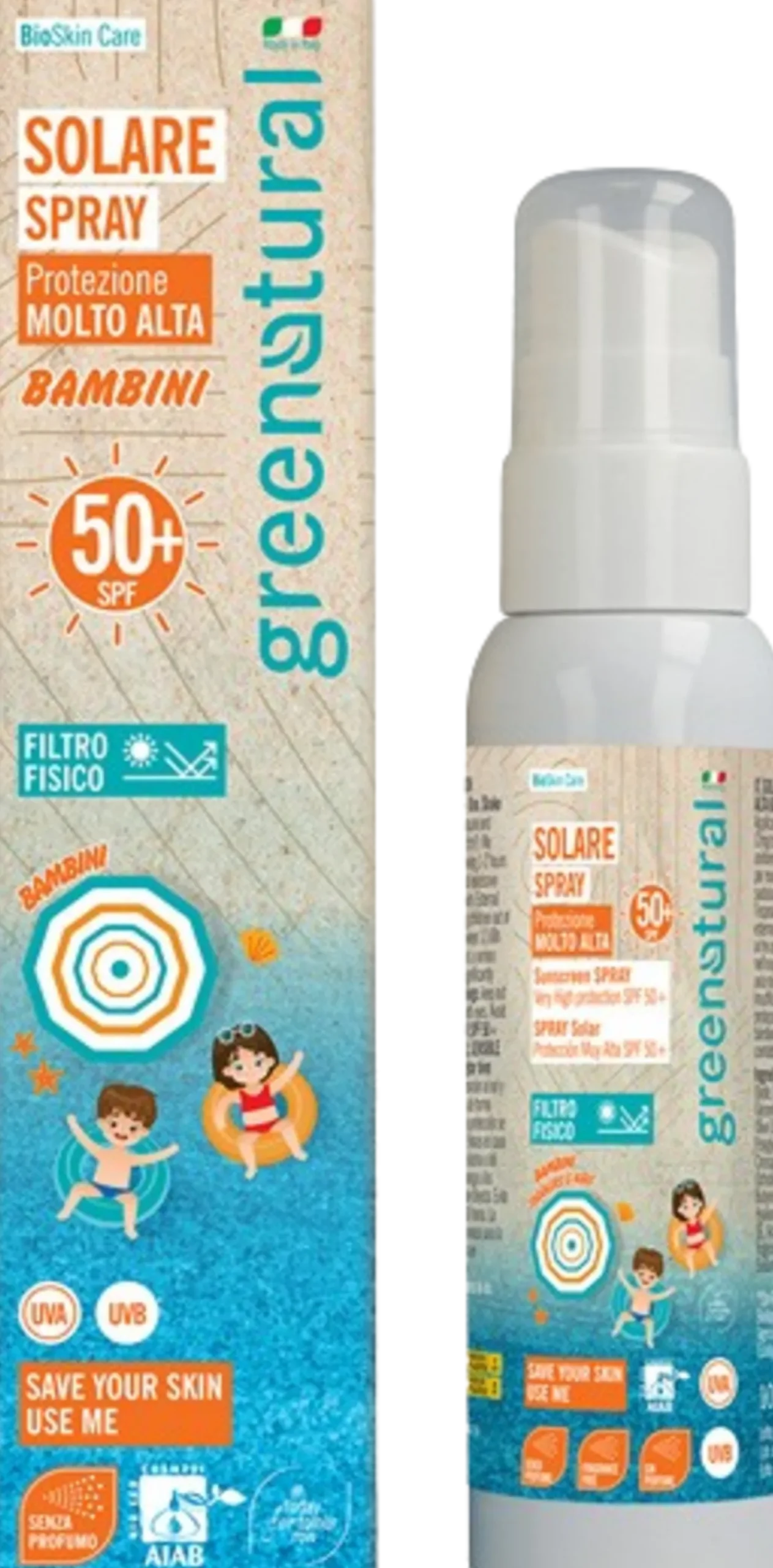Solare Spray Bambini SPF 50+, 100 ml