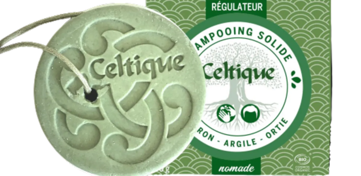 Solid Shampoo Lemon, Stinging Nettle & Clay, 70 g
