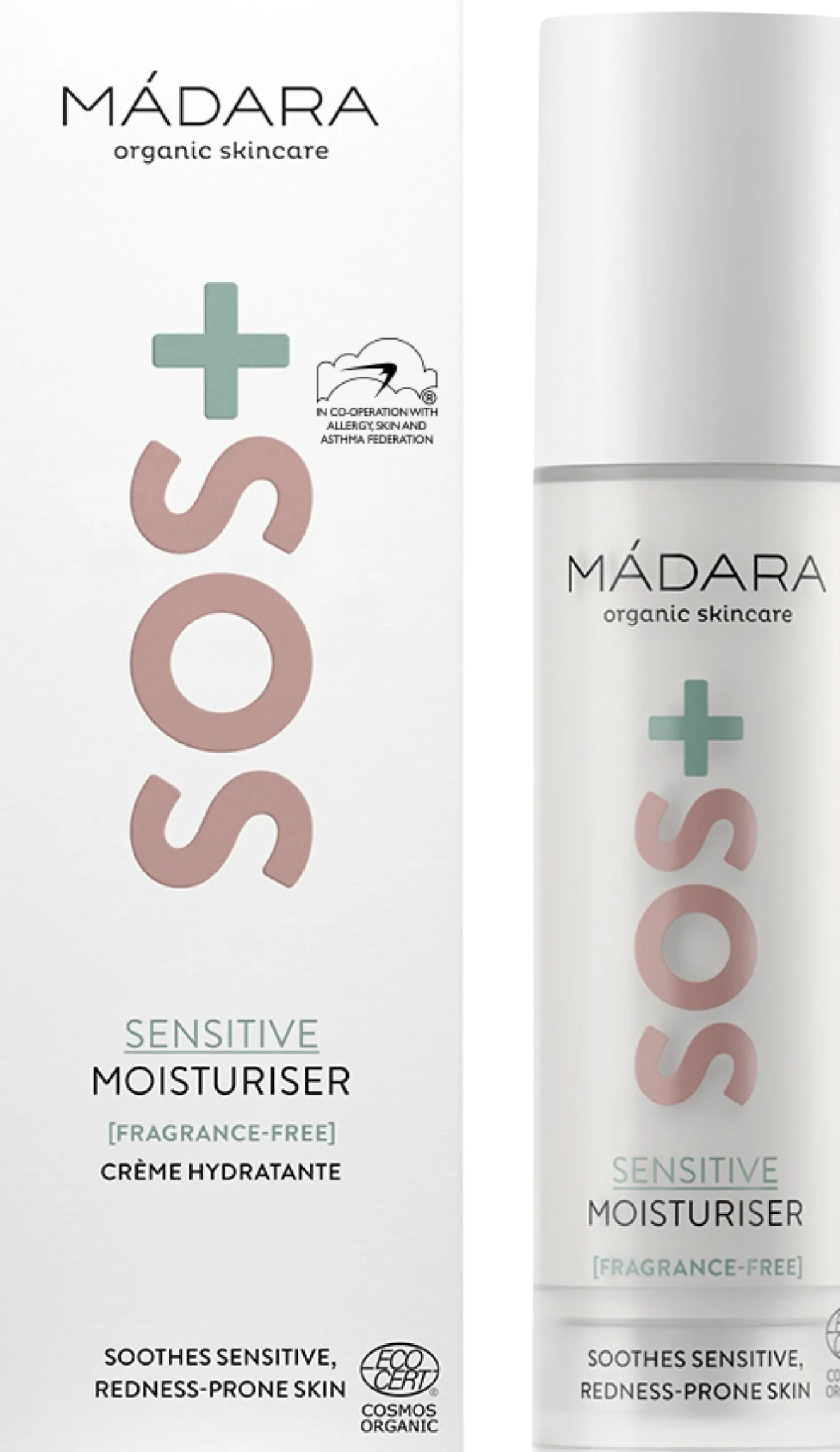 SOS+ Sensitive Moisturiser, 50 ml