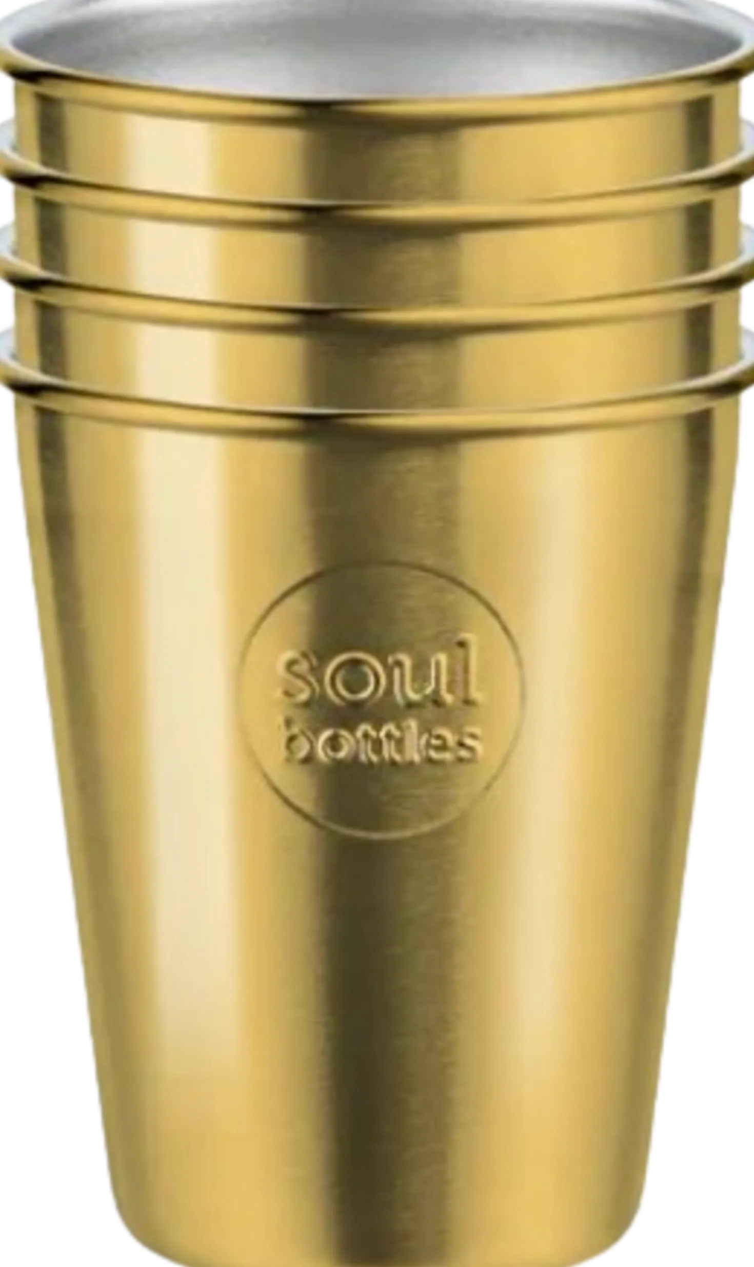 Soulcup Steel "Gold", 4 Pezzi