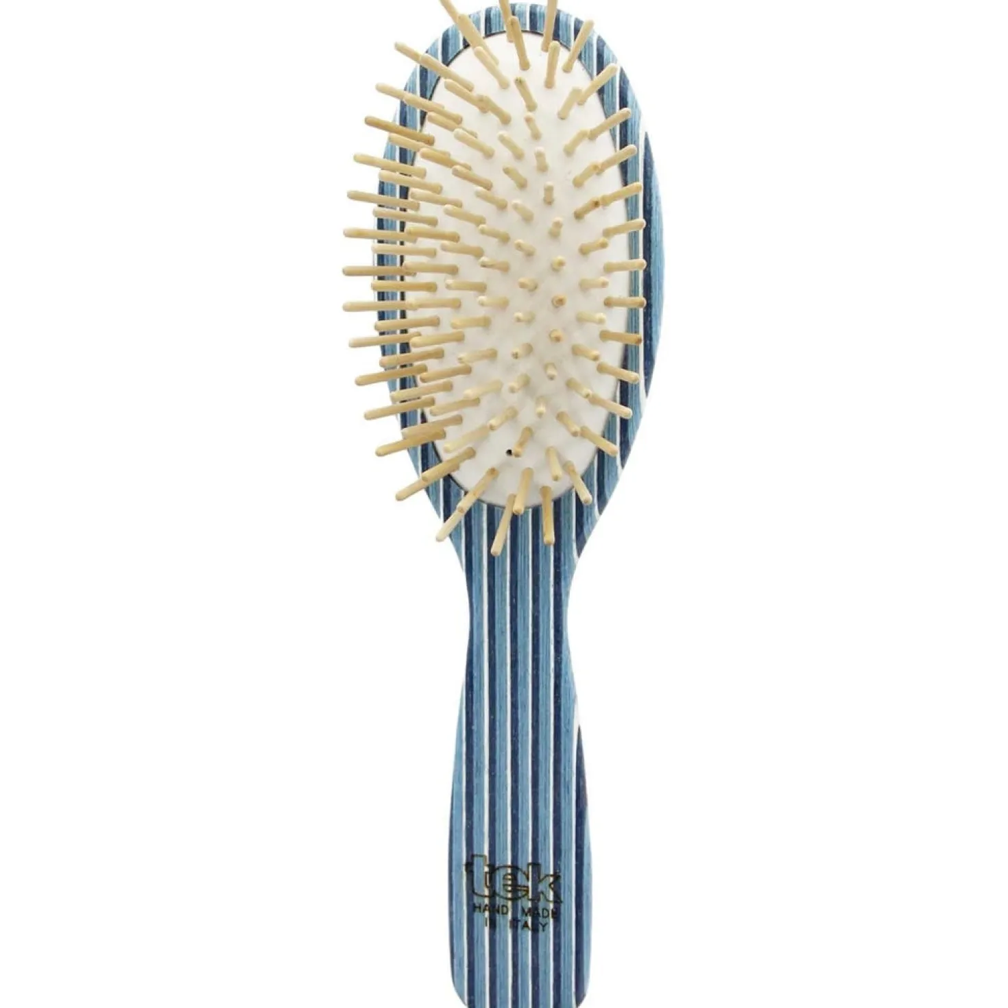 Spazzola Ovale Grande, Bianco/Azzurro/Blu