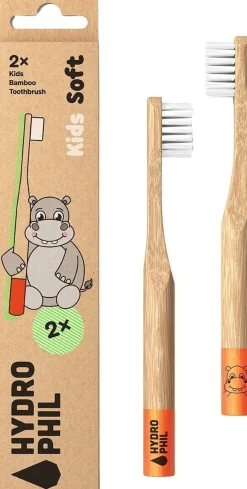 Spazzolini Morbidi per Bambini, Ippopotamo (2 pezzi)