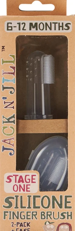 Spazzolino da Dito in Silicone Fase 1, 2 pezzi