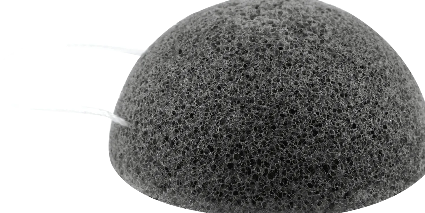 Spugna Konjac al Carbone di Bambù