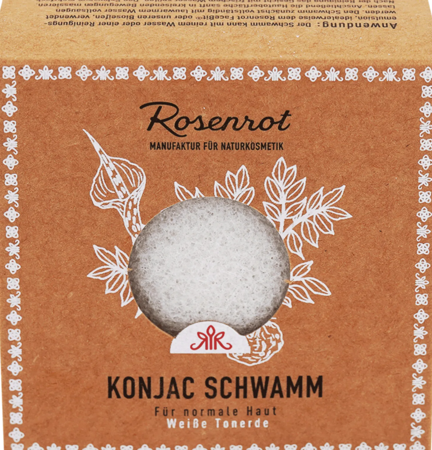 Spugna Konjac all'Argilla Bianca