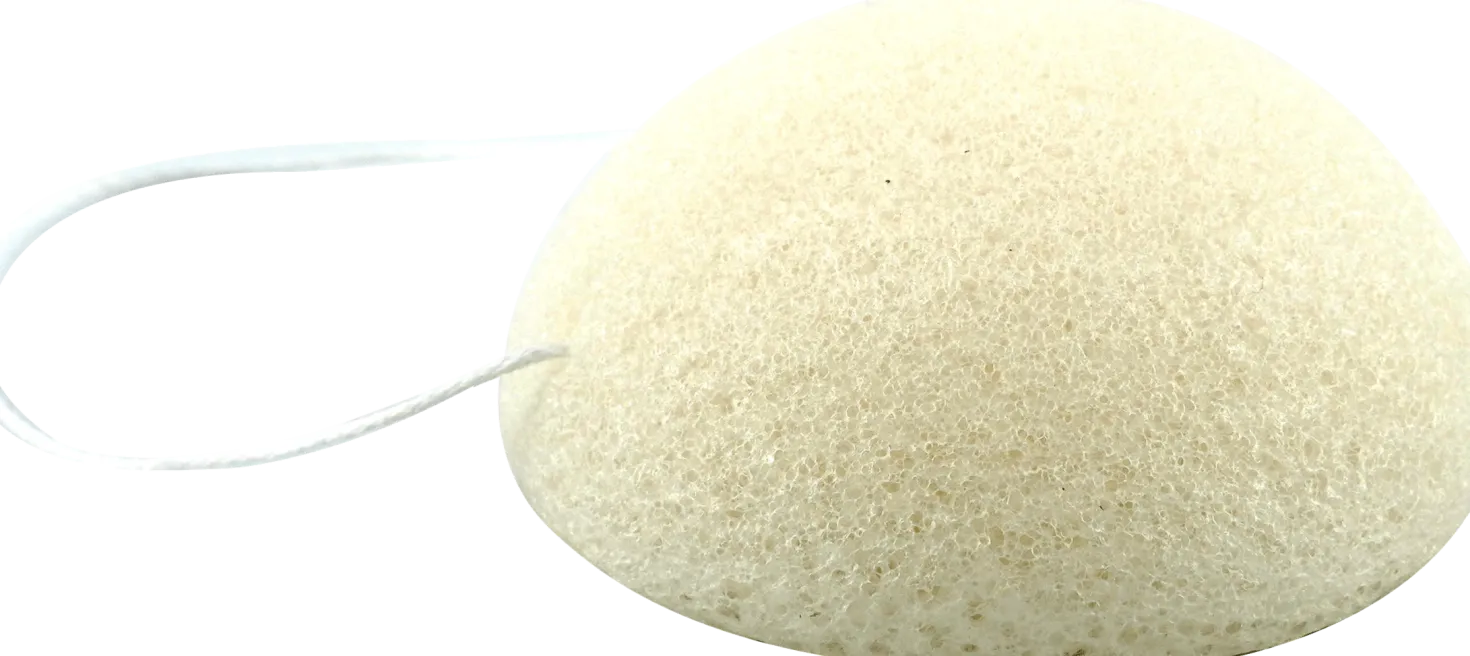 Spugna Konjac all'Argilla Bianca