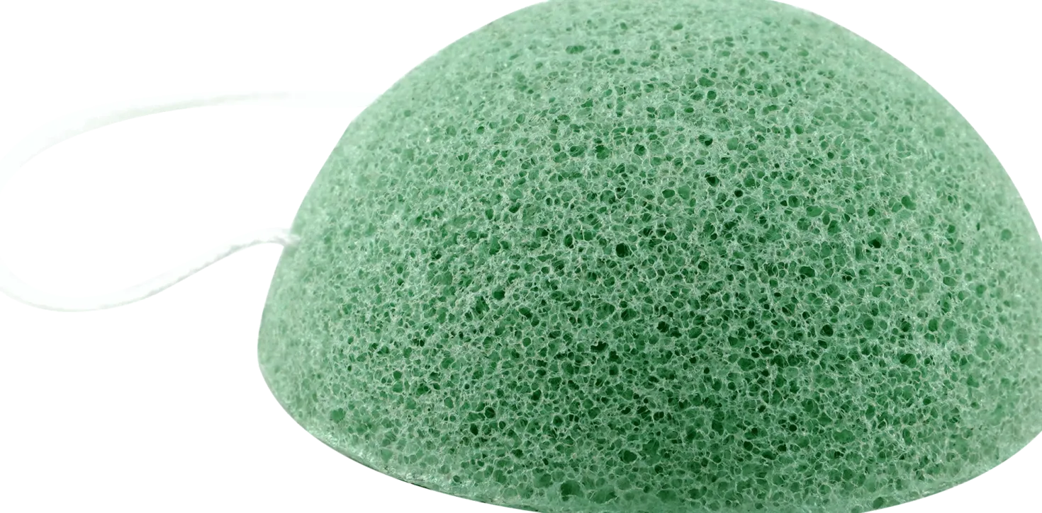 Spugna Konjac all'Argilla Verde