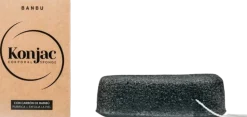 Spugna Konjac per il Corpo al Carbone Attivo
