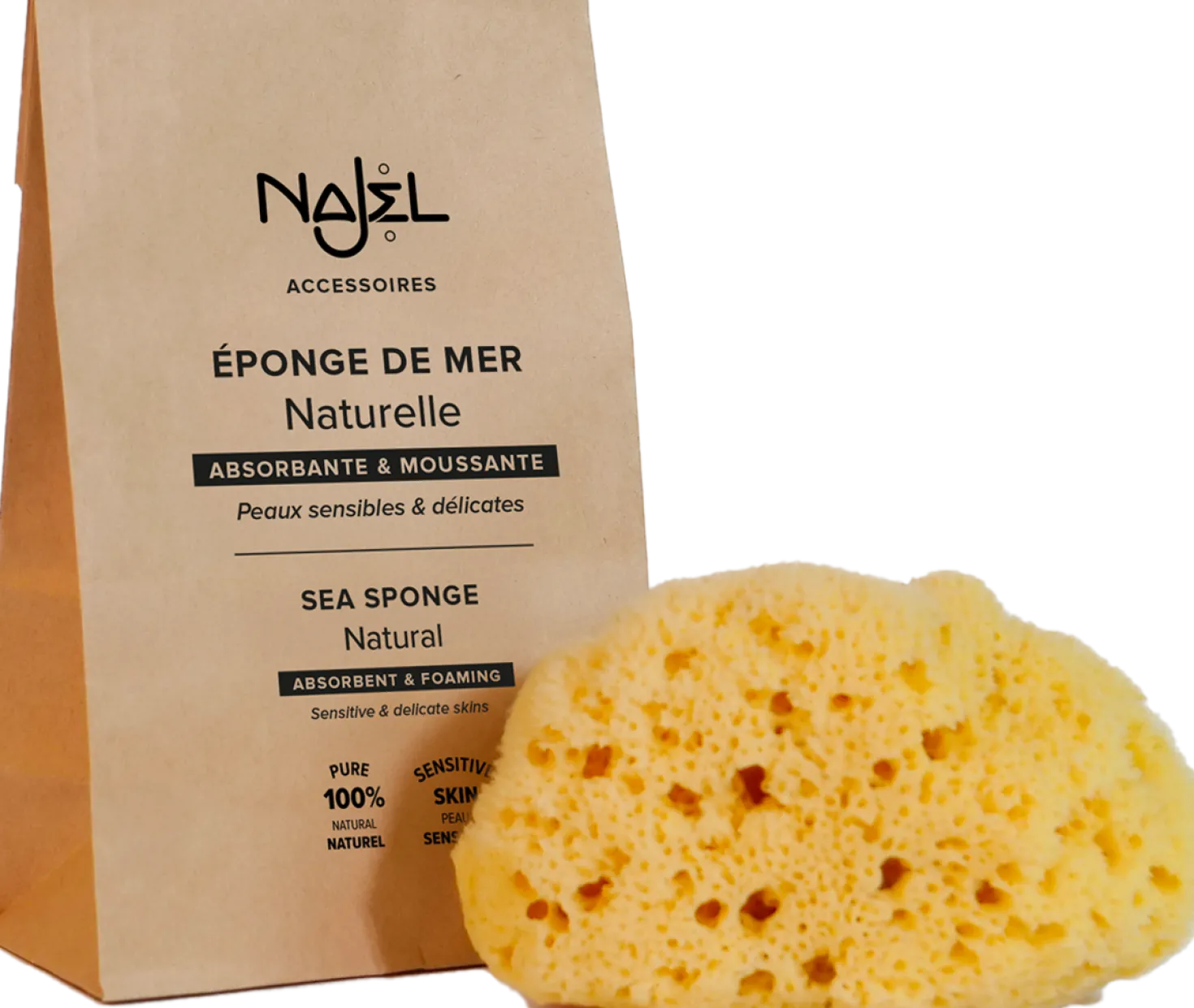 Spugna Naturale di Mare, 9-10 cm