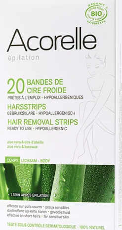 Strisce Depilatorie Corpo, 20 pezzi