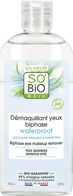 Struccante Occhi Bifasico all'Aloe Vera, 100 ml