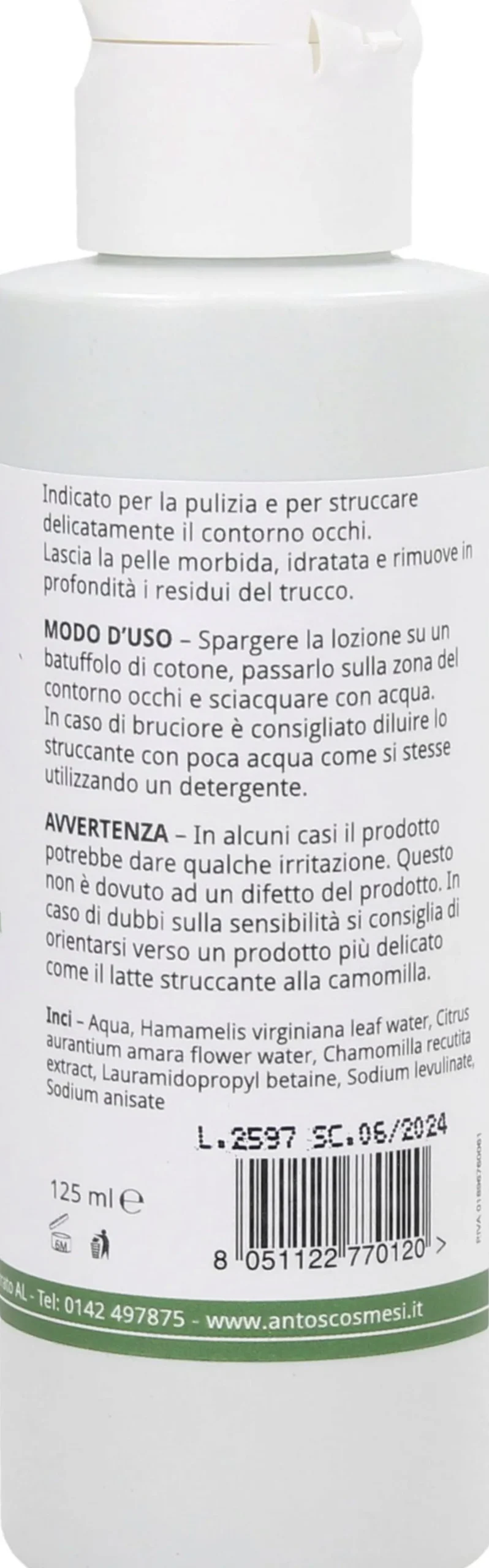 Struccante Occhi, 125 ml
