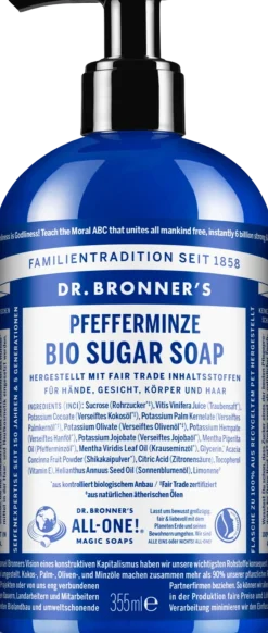Sugar Soap - Menta Piperita, 355 ml