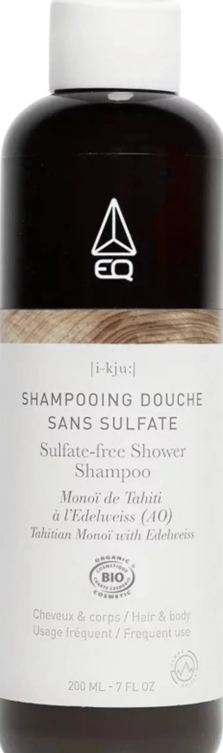 Sulfate Free Shower Shampoo Tahitian Monoi with Edelweiss, 200 ml