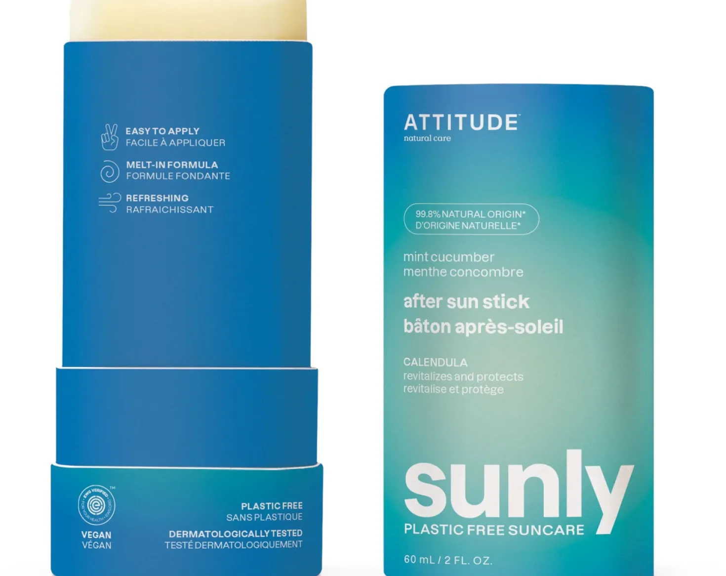 Sunly - After Sun Stick Mint & Cucumber, 60 ml
