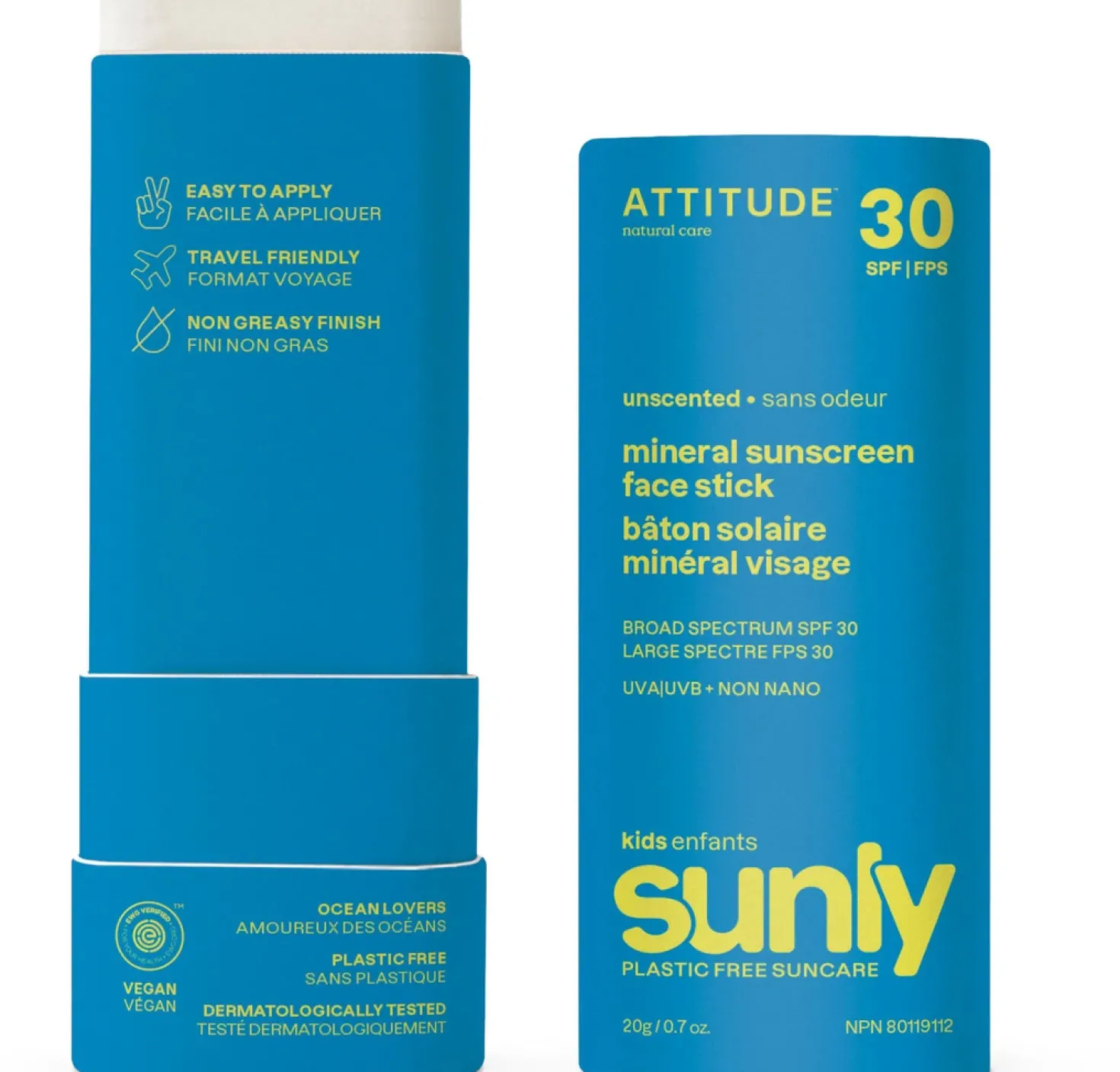 Sunly Sunscreen Face Stick Kids SPF 30, 20 g