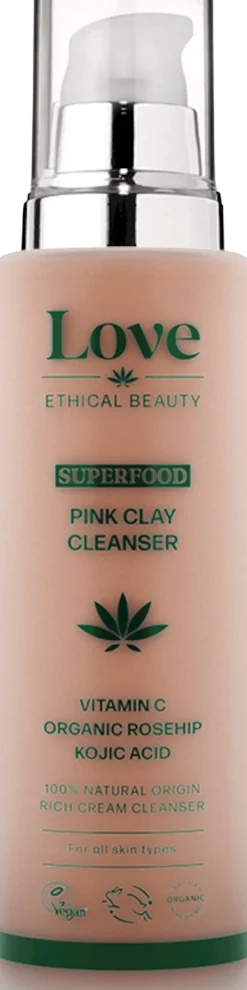 Superfood Pink Clay Cleanser, 100 g