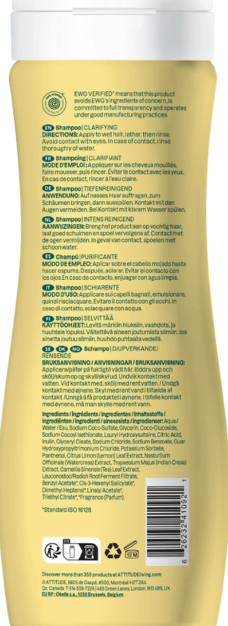 Super Leaves - Clarifying Shampoo, 473 ml