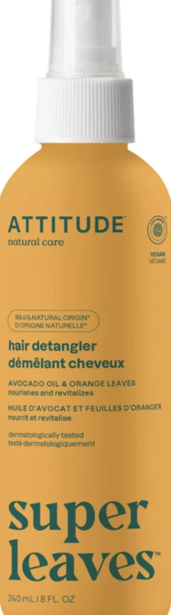 Super Leaves - Hair Detangler Avocado & Orange, 240 ml