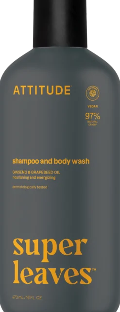 Super Leaves MEN 2in1 Shampoo & Body Wash Sports, 473 ml