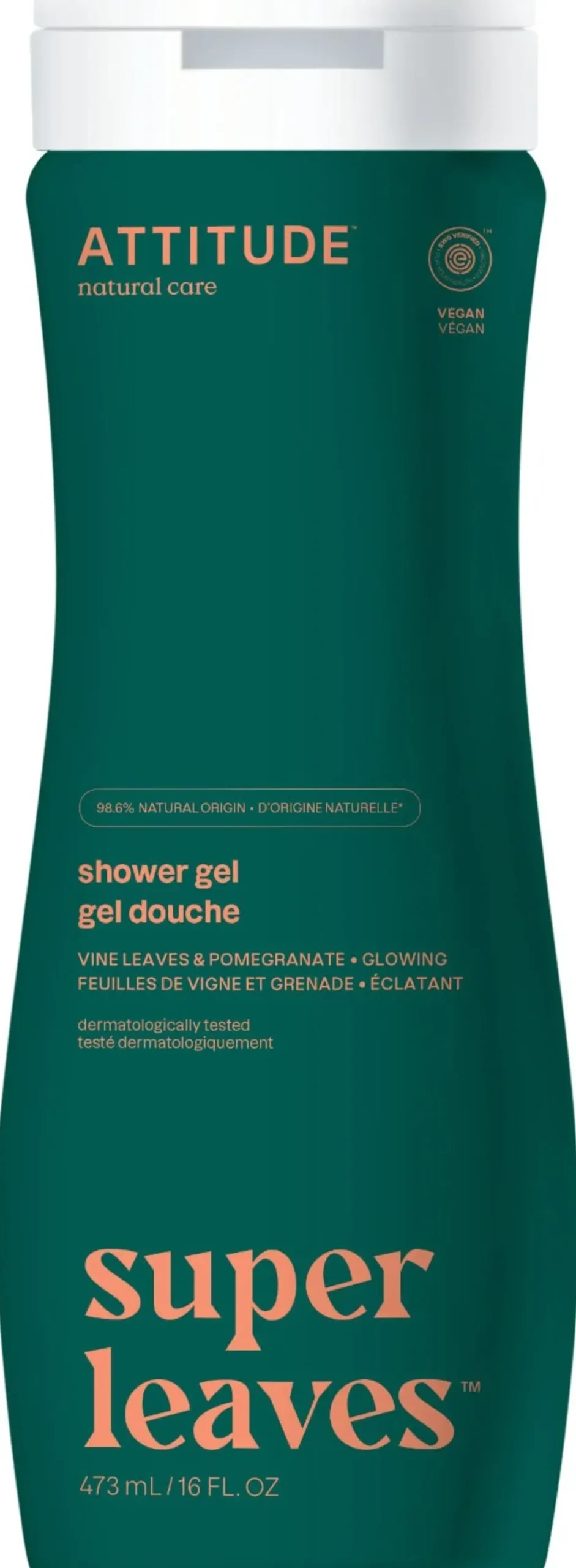 Super Leaves - Shower Gel Red Vine Leaves, 473 ml