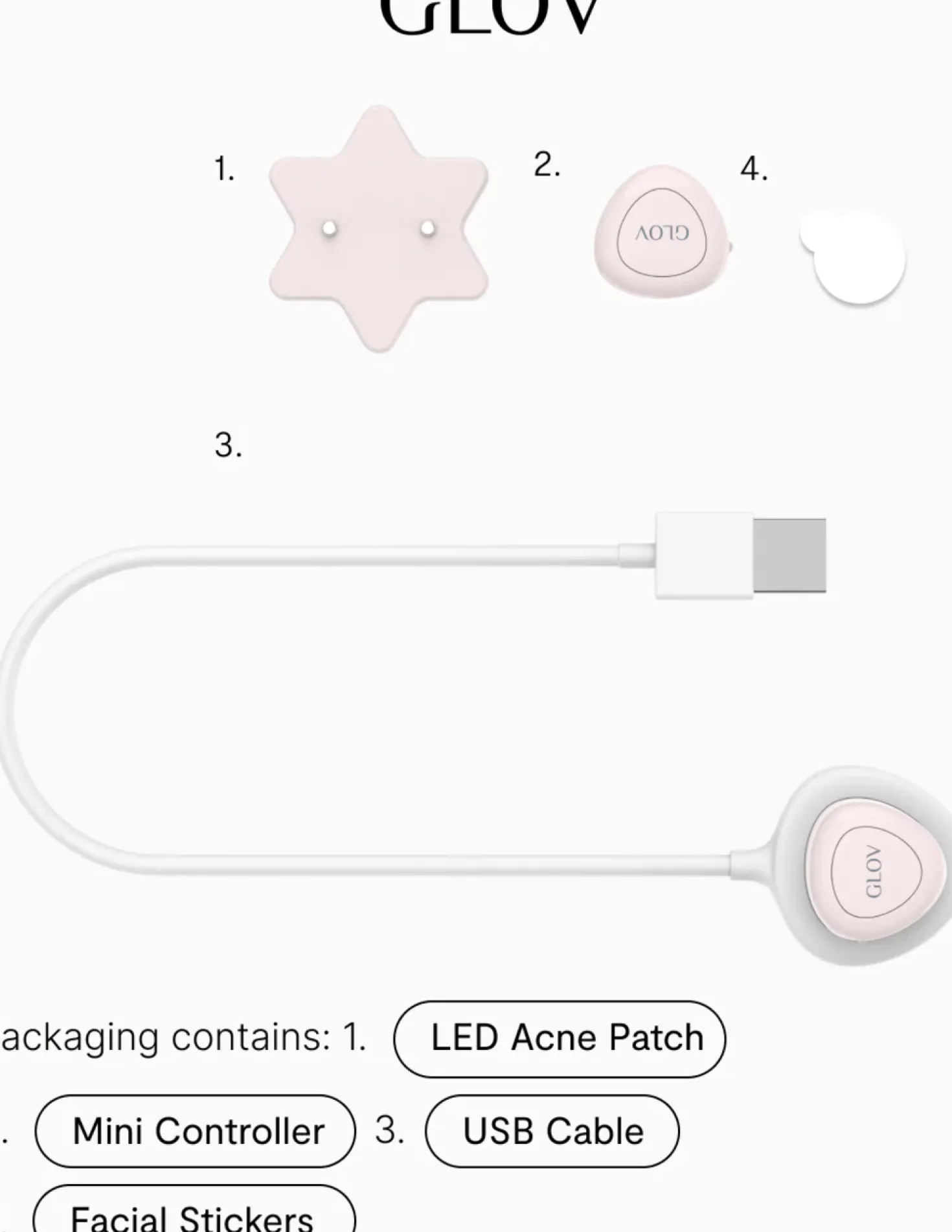 Supernova LED Spot Care Patch con Stazione di Ricarica