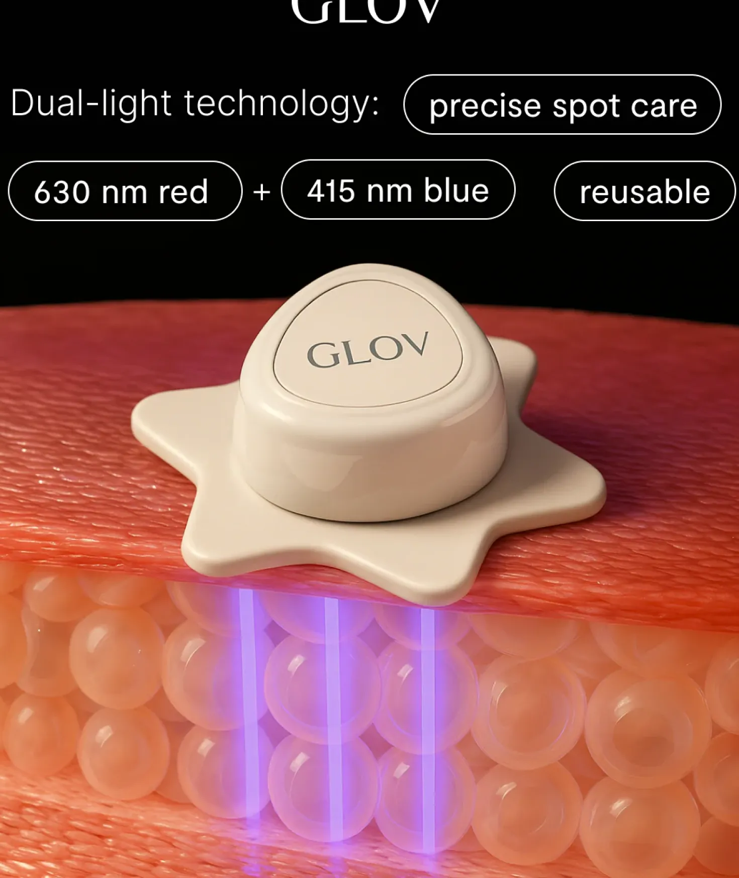 Supernova LED Spot Care Patch con Stazione di Ricarica
