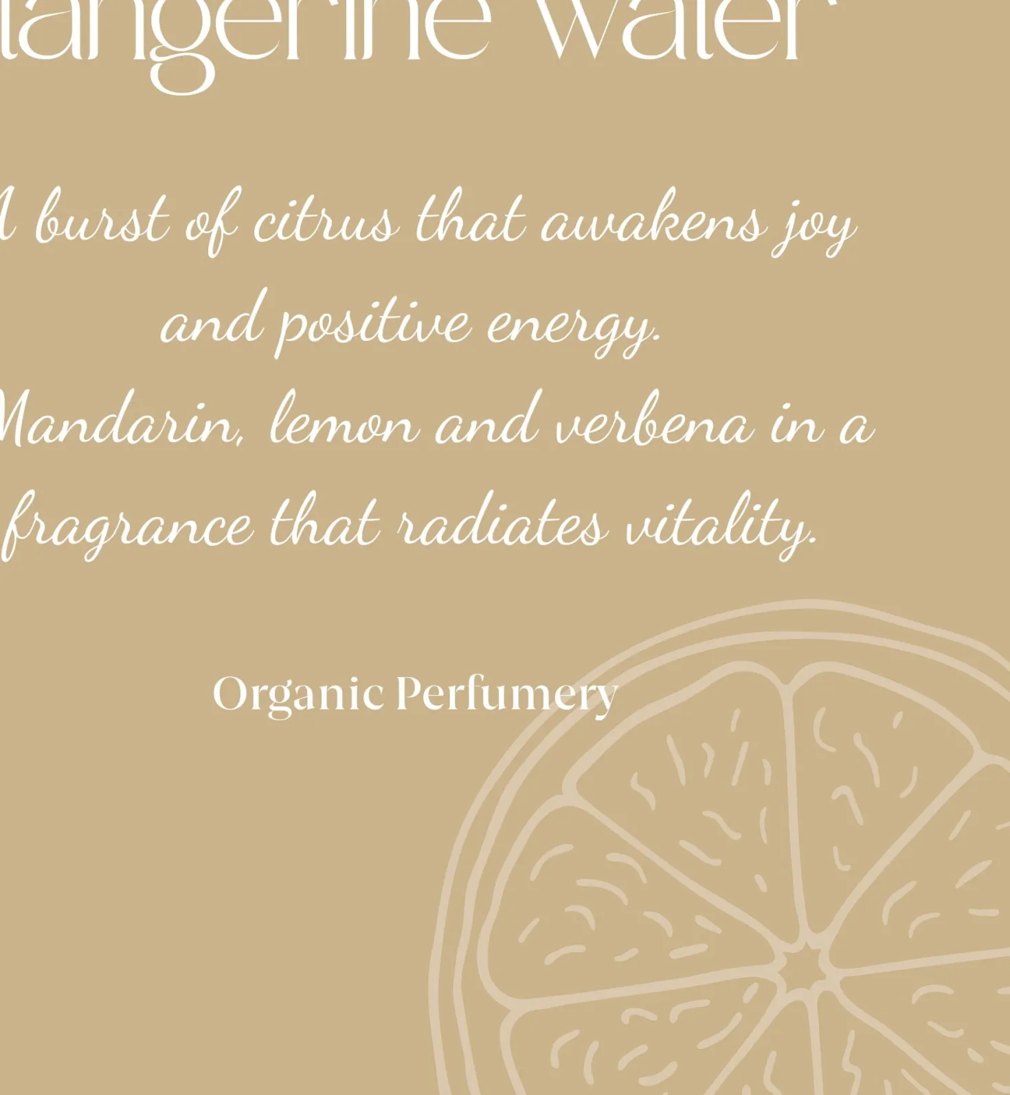 Tangerine Organic Fresh Fragrance, 200 ml