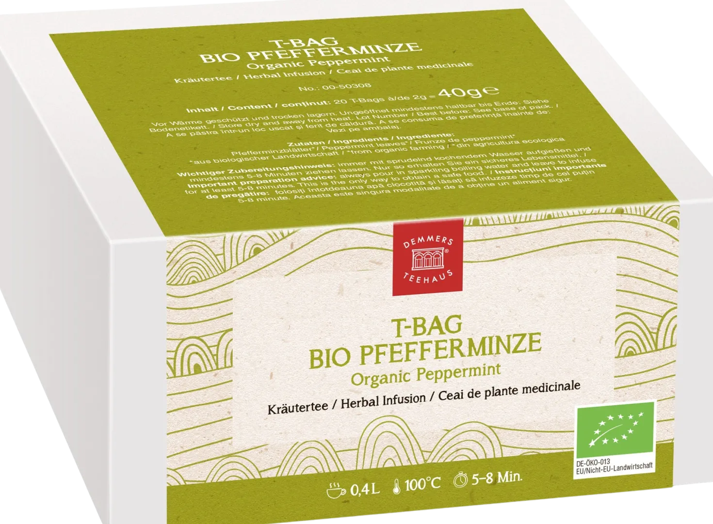T-Bag Bio - Menta Piperita, 20 bustine (40 g)